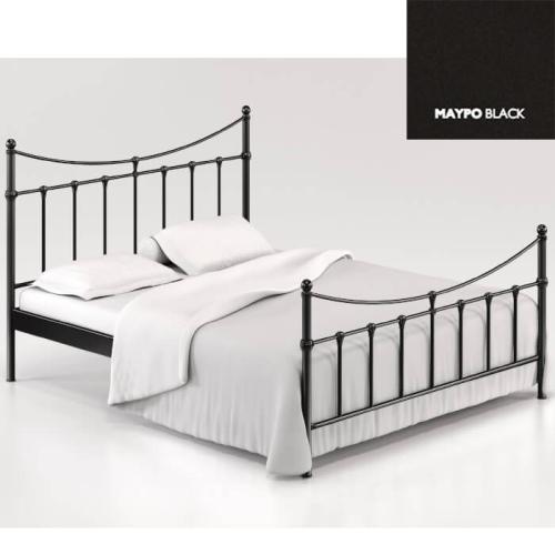 Timeless Μεταλλικό Κρεβάτι (Για Στρώμα 160×200) Με Επιλογές Χρωμάτων Μαύρο