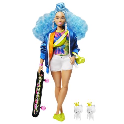 Barbie Extra Blue Curly Hair 4 GRN30