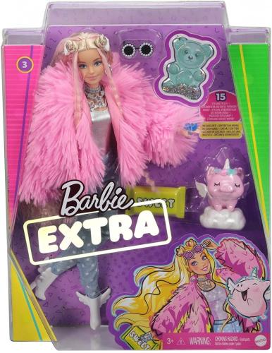 Barbie Extra-Fluffy Pink Jacket 3 GRN28