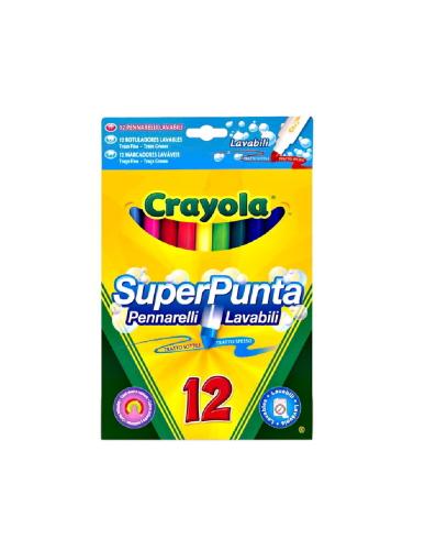 Crayola 12 Μαρκαδόροι Με Χοντρή Μύτη