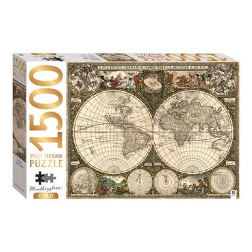 Hinkler Παζλ Vintage World Map 1500κομ. MJG-3