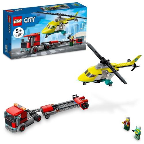 LEGO City Great Vehicles Μεταφορικό Ελικοπτέρου Διάσωσης 60343
