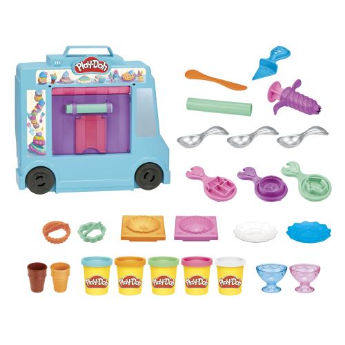 Play-Doh Ice Cream Truck - Σετ για Δημιουργία Επιδορπίων F1390