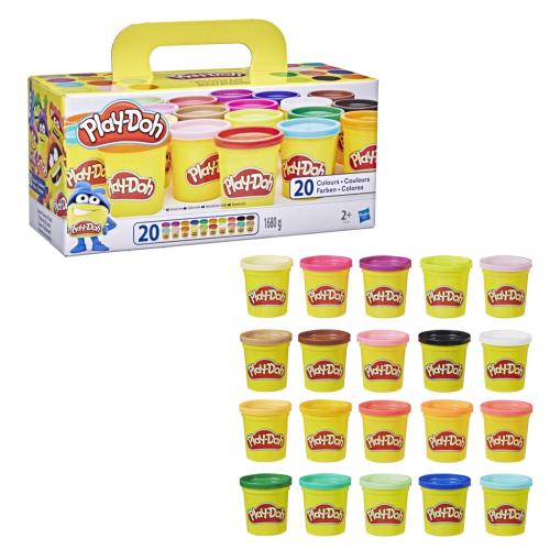 Play-Doh Super Color Pack - 20 Βαζάκια Πλαστοζυμαράκια A7924