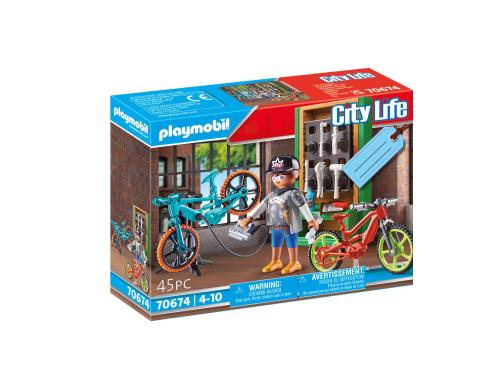 Playmobil City Life Gift Set Συνεργείο Ποδηλάτων 70674