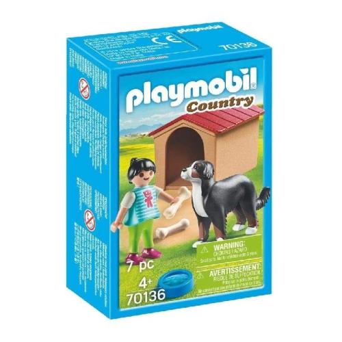 Playmobil Country Παιδικό Με Σκύλο 70136