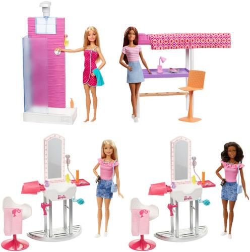 Barbie Δωμάτιο με Κούκλα 3 σχέδια DVX51