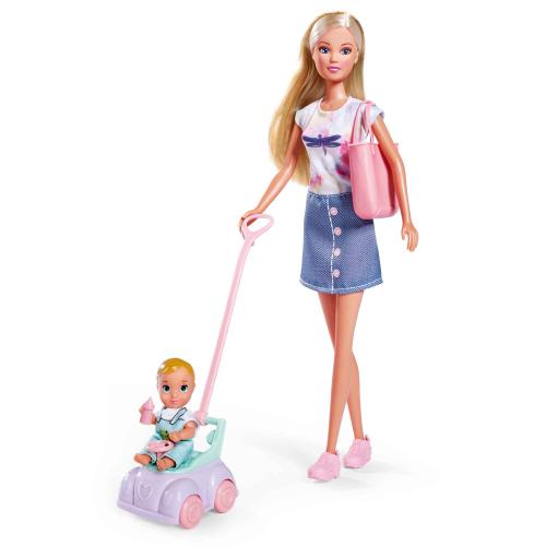 Lolly Κούκλα με Μωρό και Baby Walker 1244383