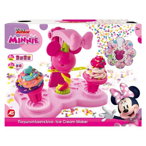 AS Πλαστελίνη Disney Minnie Παγωτοπλαστελίνα Με 4 Βαζάκια & Sprinkles 1045-03595