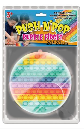 Big Pop it Bubble's fidget Κύκλος Rainbow 20*20cm 11290082