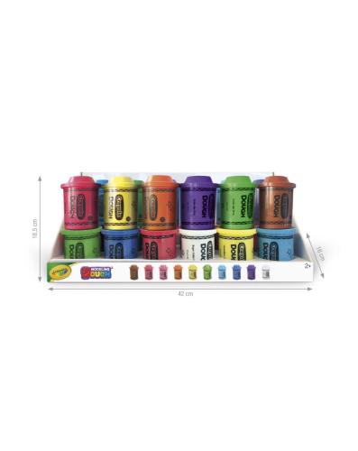Crayola - Πηλός σε Βαζάκι 141gr. 10 Χρώματα A1-1003