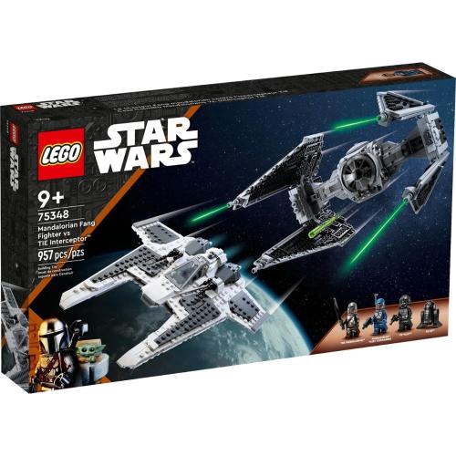 LEGO Star Wars Mandalorian Fang Fighter vs. Tie Interceptor 75348