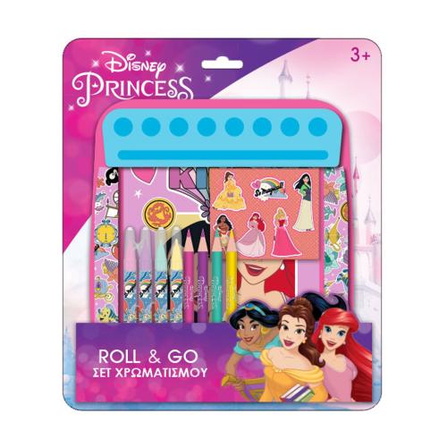 Σετ Χρωματισμού Disney Princess Roll & Go 21x24,5 εκ. 000563714