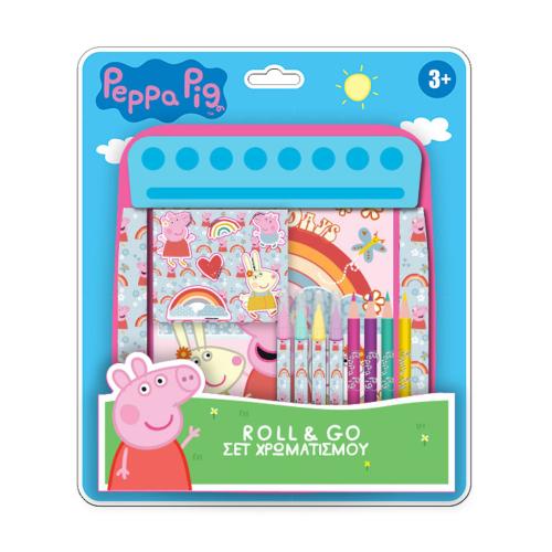 Σετ Χρωματισμού Peppa Pig Roll & Go 21x24,5 εκ. 000482768