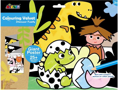 Avenir Giant Velvet Poster- dinosaur 60712