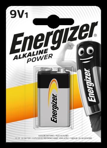 Energizer Αλκαλικές Μπαταρίες Power 9V BP1 F016619 1τμχ