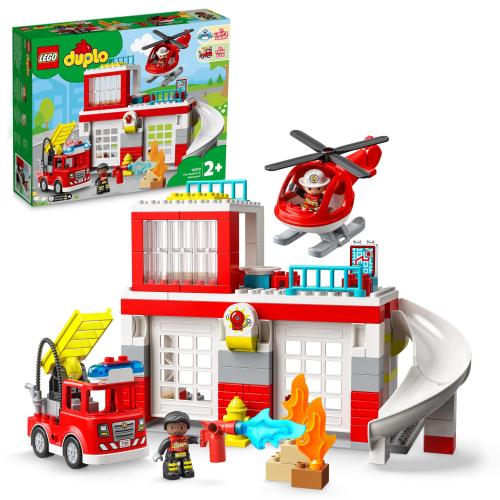 LEGO Duplo Πυροσβεστικός Σταθμός και Ελικόπτερο 10970