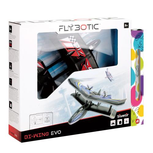 Silverlit Flybotic Bi-Wing Evo Τηλεκατευθυνόμενο Αεροπλάνο Για 8+ Χρονών 7530-85739