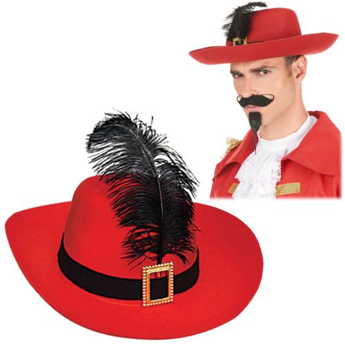 ΤΣΑ-ΦΑΛ Αποκριάτικο Καπέλο Τσόχα Ιππότης Ή Σταυροφόρος Με Φτερό Α0308