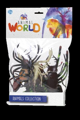 Animal World Ζωάκια 6τμχ 2 Σχέδια RDF85360