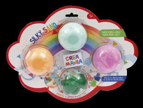 Creamania Silky Sand Slime με 3 Χρώματα PRG00345