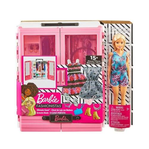 Barbie Fashionistas Η Ντουλάπα Της Barbie Με Κούκλα GBK12
