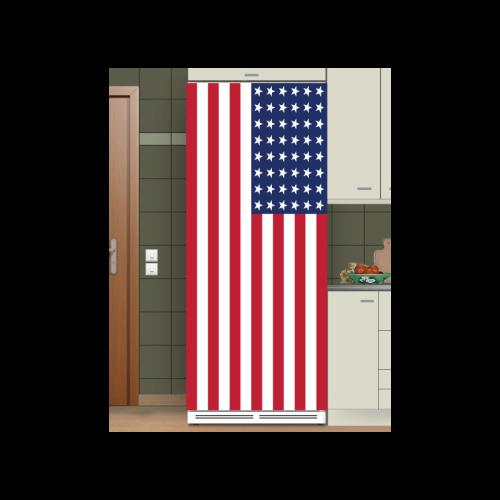 Αυτοκόλλητα ψυγείου Σημαία Αμερικής 60x170 Αυτοκόλλητα ψυγείου