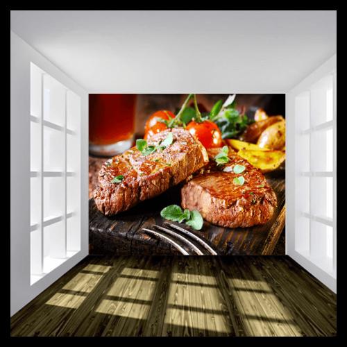 Ταπετσαρία τοίχου Κρέας 300x170 Ύφασμα