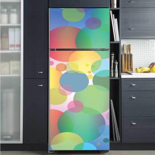 Αυτοκόλλητο ψυγείου Κύκλοι μοτίβο 70x160 Αυτοκόλλητα ψυγείου