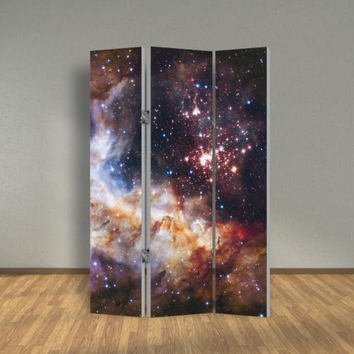 Παραβάν Nebula 5 80x160 Μουσαμά Μία όψη