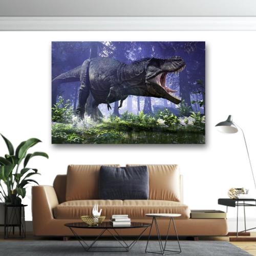 Πίνακας σε καμβά Δεινόσαυρος 160x240 Τελαρωμένος καμβάς σε ξύλο με πάχος 2cm