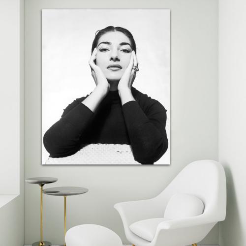 Πίνακας σε καμβά Maria Callas 110x133 Τελαρωμένος καμβάς σε ξύλο με πάχος 2cm