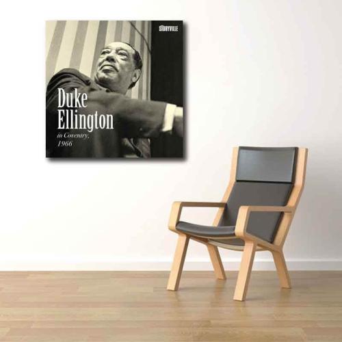 Πίνακας σε καμβά Duke Ellington 120x120 Τελαρωμένος καμβάς σε ξύλο με πάχος 2cm