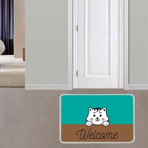 Χαλάκι εισόδου Welcome cat 80x53 Χαλάκι Εισόδου