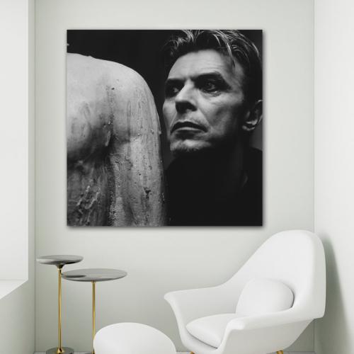 Πίνακας σε καμβά David Bowie 2 100x137 Τελαρωμένος καμβάς σε ξύλο με πάχος 2cm