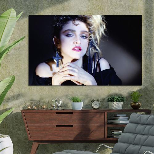 Πίνακας σε καμβά Madonna 5 112x70 Τελαρωμένος καμβάς σε ξύλο με πάχος 2cm