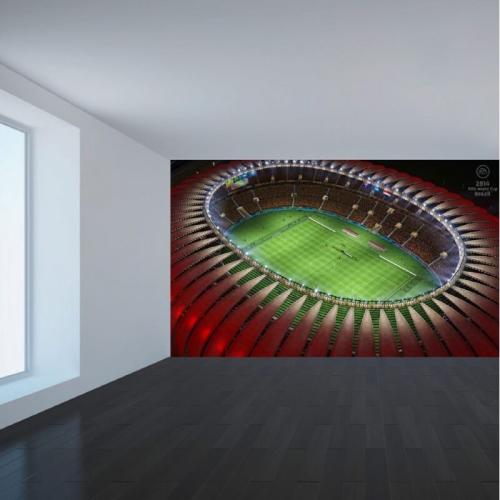 Ταπετσαρία τοίχου Στάδιο Fifa Βραζιλία 100x60 Βινύλιο