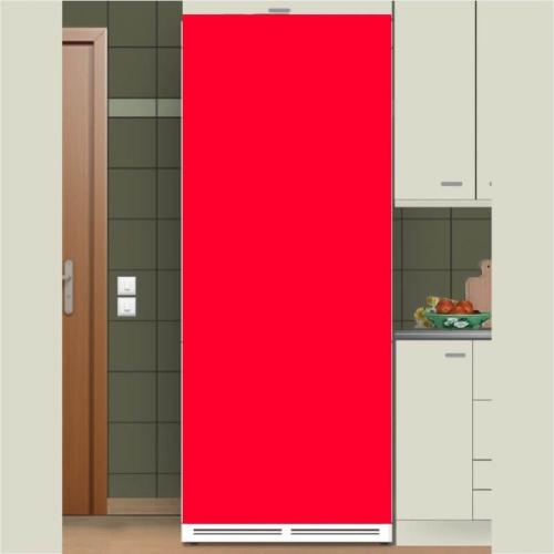 Αυτοκόλλητο ψυγείου κόκκινο 50x160 Αυτοκόλλητα ψυγείου