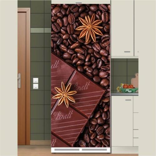 Αυτοκόλλητο ψυγείου Σοκολάτα Καφέ 60x160 Αυτοκόλλητα ψυγείου