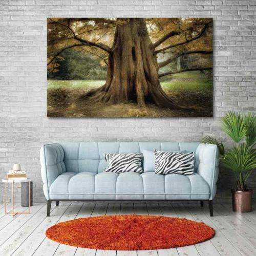 Πίνακας σε καμβά Κορμός Δέντρου 50x30 Τελαρωμένος καμβάς σε ξύλο με πάχος 2cm