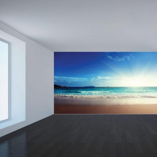 Ταπετσαρία τοίχου Παραλία με αμμουδιά 200x110 Ύφασμα