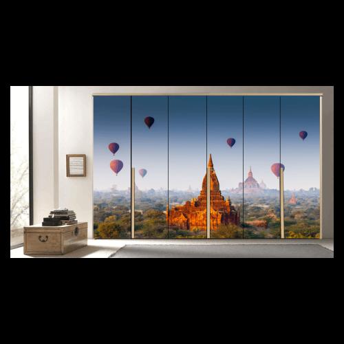 Μιανμάρ 125x360 Αυτοκόλλητα ντουλάπας