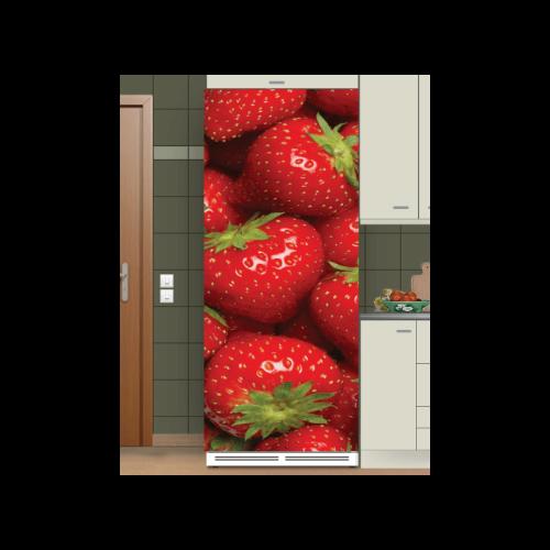 Αυτοκόλλητα ψυγείου Strawberries 50x85 Αυτοκόλλητα ψυγείου