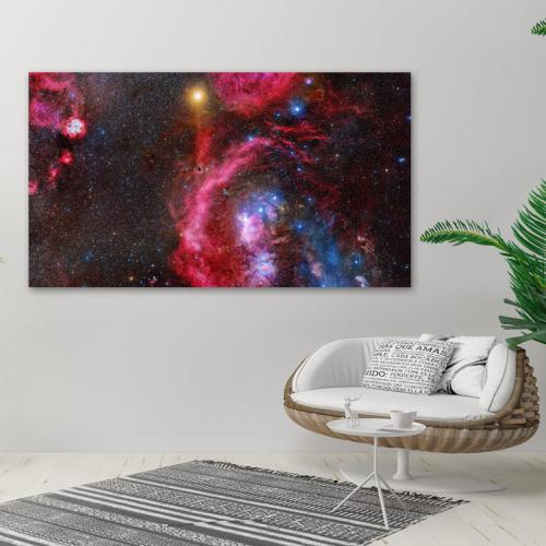 Πίνακας σε καμβά Γαλαξίας 4 89x50 Τελαρωμένος καμβάς σε ξύλο με πάχος 2cm