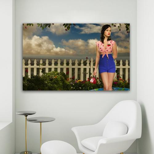 Πίνακας σε καμβά Katy Perry 4 144x90 Τελαρωμένος καμβάς σε ξύλο με πάχος 2cm