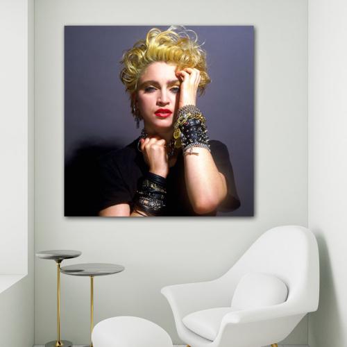Πίνακας σε καμβά Madonna 3 80x80 Τελαρωμένος καμβάς σε ξύλο με πάχος 2cm