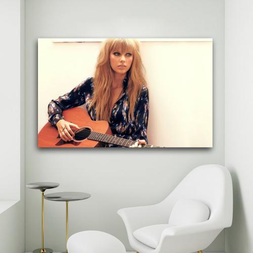 Πίνακας σε καμβά Taylor Swift 4 96x60 Τελαρωμένος καμβάς σε ξύλο με πάχος 2cm
