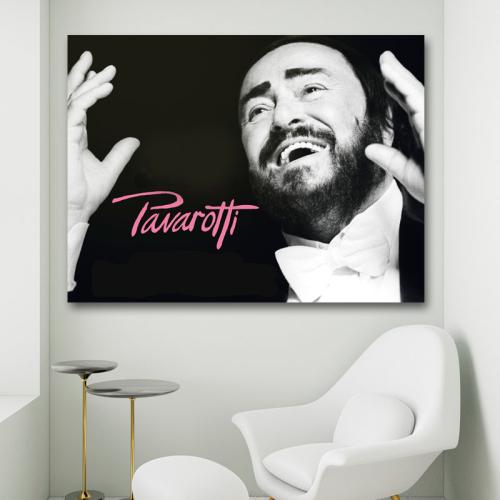 Πίνακας σε καμβά Pavarotti 80x60 Τελαρωμένος καμβάς σε ξύλο με πάχος 2cm