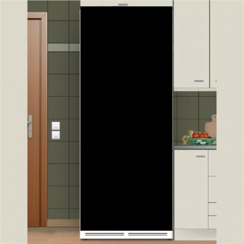 Αυτοκόλλητο ψυγείου μαύρο 60x170 Αυτοκόλλητα ψυγείου
