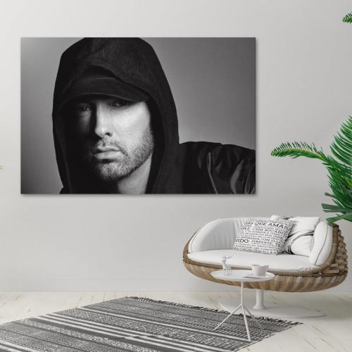 Πίνακας σε καμβά Eminem 105x70 Τελαρωμένος καμβάς σε ξύλο με πάχος 2cm